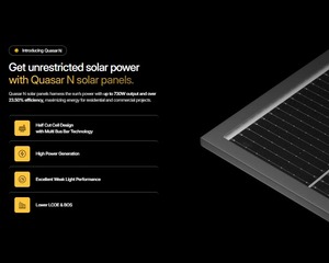 แผงโซลาร์เซลล์ควอซาร์ เอ็น ช่วยให้คุณจับการใช้พลังงานจากดวงอาทิตย์เพื่อการทำความสะอาดที่มีประสิทธิภาพสูงสุด ออกแบบมาเพื่อประสิทธิภาพและความสมรรถนะที่เหนือชั้น - Product Image 4