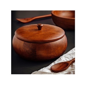 Wooden Chapati <b>Box</b> <b>Decorative</b> Meal Management Feature Intended to Improve Food Accessibility and Dining Room Styling - Product Image 4