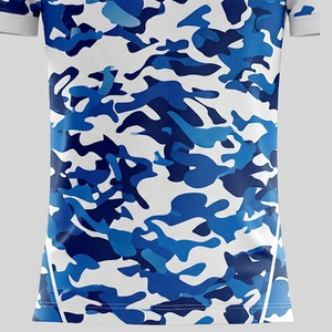 เสื้อเชิ้ตคอจีนลายพรางสำหรับผู้ชาย และเสื้อยืดแบบสั่งทำพิเศษพร้อมกระดุม  สำหรับทั้งผู้ชายและผู้หญิง - Product Image 4