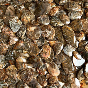 Cabochon d'agate de bâton en vrac de haute qualité avec des cristaux d'agate de bâton naturel avec une haute visibilité pour la fabrication de bijoux - Product Image 3