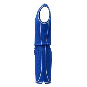Conjunto de Camiseta de Baloncesto Eclipse para Hombre, Cuello en V, Sin Mangas, Corte Regular, Sublimada, Secado Rápido, Uniforme Deportivo Azul para Equipo, Todas las Temporadas - Product Image 3