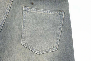 Men's Black Denim Shorts Straight Leg Mid Waist Stonewashed Cotton Casual Summer Wear Summer Cotton Fabric Pockets Topstitch - Product Image 5