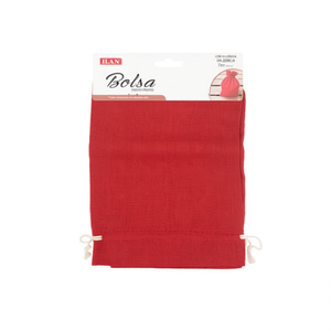 Borsa in tessuto ILAN 15x20 cm 2 pezzi multiuso rossa - Product Image 2