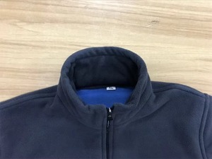เสื้อแจ็คเก็ตขนแกะแบบกำหนดเองสำหรับผู้ชาย สีดำ สีน้ำเงินกรมท่า ซิปตัดต่อ คอตั้ง ซิปยาวเต็มตัว อุ่นสบาย เหมาะสำหรับกิจกรรมกลางแจ้ง - Product Image 4