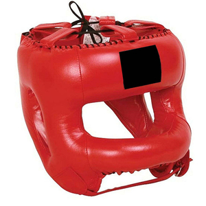 Protector de Cabeza para Boxeo, Productos de Boxeo, Protector de Cabeza de Cuero Metálico, Económico, de Alta Calidad, para Sparring y Artes Marciales - Product Image 1