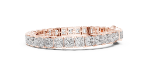 Bracelet personnalisé en argent sterling 925 avec diamants Moissanite, bracelet tennis de luxe serti de pierres pour hommes et femmes, bijoux - Product Image 5