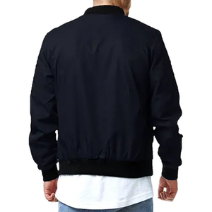 Chaqueta Bomber de Algodón Personalizada Premium para Hombre – Tejido Ultraligero y Transpirable – Chaqueta de Vuelo con Cremallera Completa Personalizada - Product Image 5
