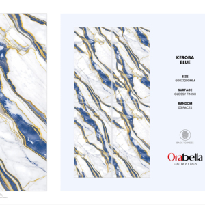 Azulejo de Porcelana Pulido de Lujo 600x1200, Superficie de Alto Brillo, Formato Grande, Decorativo para Interiores y Exteriores - Product Image 1