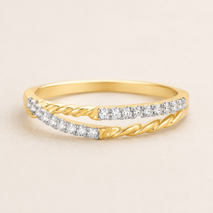 Anillo de compromiso clásico de oro amarillo con diamante cultivado en laboratorio, corte brillante redondo, para mujer, en oro macizo de 10K, 14K, 18K, plata 925, 935 - Product Image 2