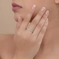 Meistgefragtes 9K Weißgold 0,60ct. Labor-Gezüchteter Diamant Eternity-Ring Rhodium-Plattiert VVS2 Vintage IGI-Zertifiziert für Luxus