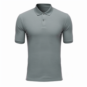 Chemises Polo Pique 100% Coton Grande Taille Manches Courtes Chemises Polo de Golf pour Hommes Logo Personnalisé avec Votre Logo Brodé Chemises Polo pour Hommes - Product Image 4