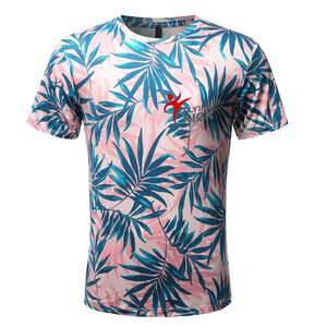 Customized Wholesales Fashion Hawaiian Print Men's <b>100</b>%<b>Polyester</b> Polo t <b>Shirts</b> Sublimation Mesh Breathable <b>Shirts</b> - Product Image 1