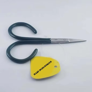 Custom Embroidery Cross <b>Stitch</b> Scissors Malleable Handle Scissor <b>Cushion</b> Handle Lower Blade Serrated Crafting Scissors - Product Image 5