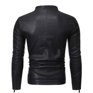 Diseñada con atención al detalle, esta chaqueta de cuero para hombre ofrece un tacto suave y una durabilidad a largo plazo. - Product Image 3