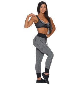 Mallas para correr para mujer, pantalones de jogging hechos a medida, mallas sin costuras de material de algodón, leggings informales para chicas - Product Image 1