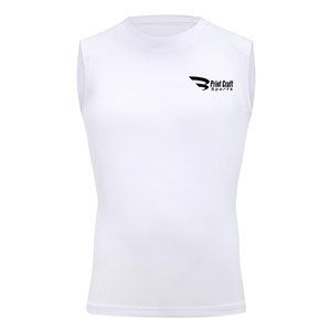 Solid Color Customized Logo Sleeveless <b>Compression</b> <b>Shirts</b> New Style Sustainable Sleeveless <b>Compression</b> <b>Shirts</b> - Product Image 1