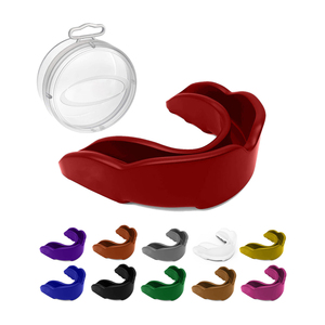 Latest Wholesale Silicone <b>Mouth</b> <b>Guard</b> Protective <b>Sports</b> Gear Boxing Adults Washable Non-Toxic Lightweight Solid Color Customized - Product Image 1