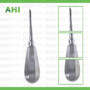 เครื่องมือถอนรากฟันแบบหมุนปรับได้ ผลิตจากสแตนเลส ได้รับการรับรองมาตรฐาน CE ระดับ I คุณภาพสูง รุ่น AHI-6104 สีเงิน - Product Image 2