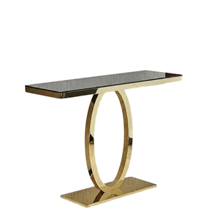 Modern Slim Console Table Wood Top & Black Iron <b>Frame</b> Compact Entryway Furniture For Living Room Wood Top In Reasonably Priced - Product Image 6