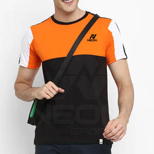 เสื้อยืดคอกลมสีพื้นคุณภาพพรีเมียมขายส่ง แขนสั้น สไตล์ลำลอง ปรับแต่งได้ รุ่นล่าสุด ผ้าฝ้าย 100% เสื้อยืดผู้ชาย - Product Image 5