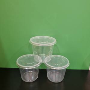 Contenants alimentaires à emporter en plastique PP transparent de qualité supérieure, design classique, forme ronde, 24 oz, avec couvercle, best-seller - Product Image 6