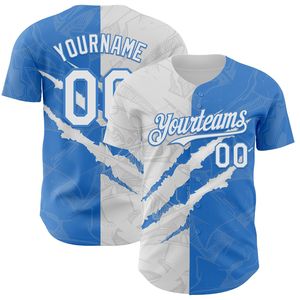Maillot de baseball personnalisé à manches courtes, entièrement boutonné, respirant, séchage rapide, avec logo frontal, idéal pour l'été - Product Image 1