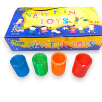 Plástico al por mayor para Magic Spring Coil Fun Party Favors y juguetes educativos para niños