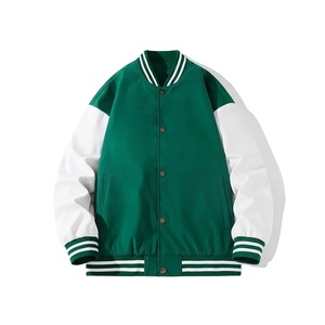 Chaqueta Universitaria para Hombre, Diseño Elegante y de Alta Calidad, Hecha a Medida, Ligera, Transpirable, Estilo Urbano con Parches - Product Image 1