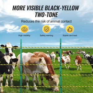 Filo Elettrico Portatile per Recinzione 1640Ft 500M, Diametro 1/8'', 6 Fili in Acciaio Inox per Attrezzature Zootecniche - Product Image 6