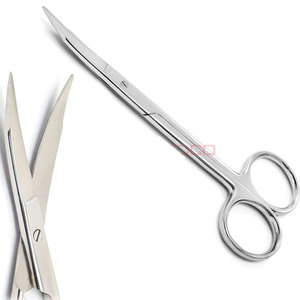 Ciseaux Goldman Fox courbés de 5,11 pouces, en acier inoxydable de haute qualité, instruments chirurgicaux médicaux, qualité supérieure, vente en gros - Product Image 1