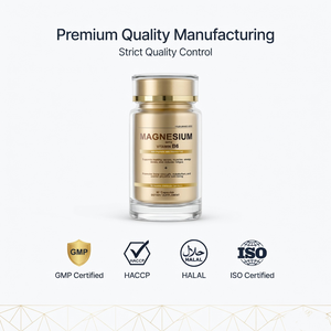 OEM Magnesium with Vitamin B6 Capsules Daily Dietary <b>Supplement</b> - Product Image 5