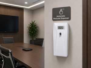 Automatic Wall <b>Mounted</b> Air Freshener <b>Spray</b> Dispenser with Digital Display and Low Battery Reminder for Home Use - Product Image 6