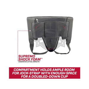 อุปกรณ์ป้องกันขาหนีบหนังคุณภาพสูง ดีไซน์ล่าสุด พร้อมโลโก้สั่งทำพิเศษ สำหรับกีฬา MMA มวย และกีฬาต่อสู้อื่นๆ - ป้องกันได้ดีและสวมใส่สบาย - Product Image 5