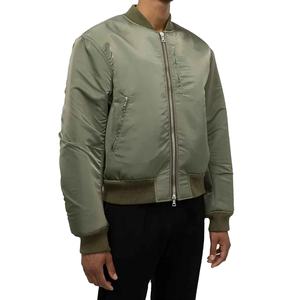 Chaqueta Bomber de Alta Calidad para Hombre SOLID INTERNATIONAL, de Invierno, de Titanio DE, Transpirable, con Cuello en V, de Poliéster y Nailon - Product Image 1