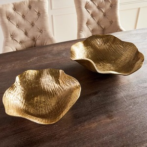 Vase de table en aluminium fait main, finition dorée, design moderne, écologique, de haute qualité, bol décoratif pour la décoration - Product Image 6
