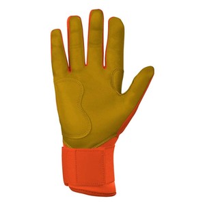 Gants de frappe en cuir orange rembourrés avec fermeture auto-agrippante unisexe pour adulte, entraînement, ambidextres, gauche, XL, XXL - Product Image 4
