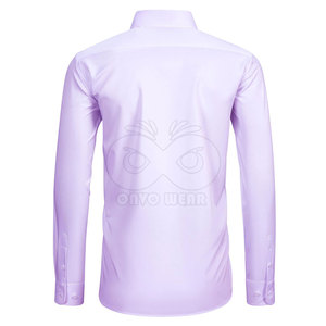เสื้อเชิ้ตผู้ชายแบบทางการสำหรับสำนักงาน ชุดทำงานแขนยาว บริการ OEM ขายส่งจากผู้ผลิต - Product Image 3