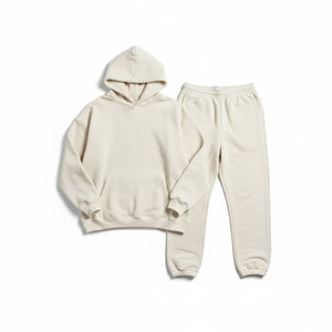 ชุดฮู้ดดี้และกางเกงจ็อกเกอร์สตรีทแวร์ผู้ชาย ทรงหลวม ชุดวอร์ม รับทำโลโก้ แบรนด์ส่วนตัว - Product Image 4