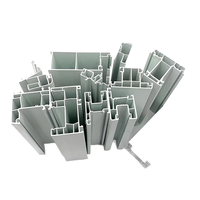 Profilés de fenêtres et de portes en aluminium, sections d'extrusion en aluminium pour cadres de portes et de fenêtres à usage architectural