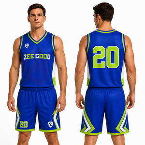 Ensemble de maillots d'équipe personnalisés en gros, maillots de basket-ball de haute qualité avec logo et nom imprimés, pour hommes et jeunes - Product Image 1