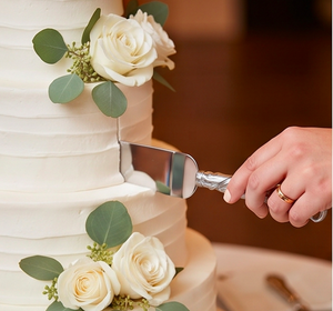 Stainless Steel Heart Shaped <b>Cake</b> Server Silver Dessert <b>Cutting</b> <b>Knife</b> With Heart Handle For Party Use - Product Image 3