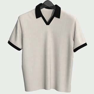 เสื้อโปโลคอวีผู้ชาย ดีไซน์ล่าสุด แฟชั่นยอดเยี่ยม แขนสั้น ระบายอากาศได้ดี ทรงพอดีตัว สีพื้น สวมใส่สบายๆ - Product Image 1