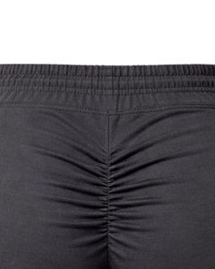 Custom Black Women Shorts Elastic Waist <b>Drawstring</b> Casual Gym Shorts Soft Stretch Summer Lounge Shorts Comfortable Daily Wear - Product Image 5