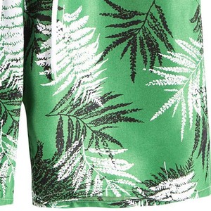 Men's Green Waterproof High Street Style Spandex/Polyester Board Shorts Quick Dry <b>Mesh</b> Drawstring Casual Short <b>Pants</b> - Product Image 5