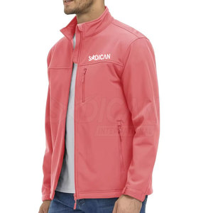 Warm <b>Fleece</b> <b>Lined</b> Men Winter Soft Winter Shell <b>Jacket</b> With Adjustable Cuffs Multiple Pockets For Cold Daily Wear And Travel - Product Image 4