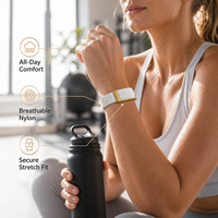 Correas de Repuesto Ouruoxi de Alta Calidad, Tejidas en Nailon, Ligeras y Cómodas, Compatibles con Whoop 5.0
