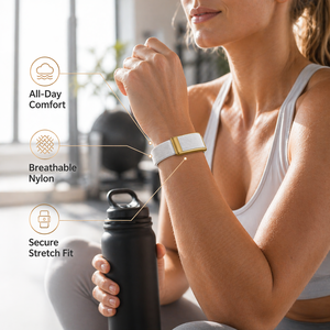 Accessoires Ouruoxi, sangles de remplacement légères et confortables <span class=keywords><strong>en</strong></span> tissu nylon tissé de haute qualité, compatibles avec Whoop 5.0 - Product Image 3