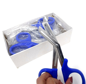 Ciseaux médicaux d'urgence pour traumatismes, robustes, en acier inoxydable, ciseaux de sauvetage professionnels à bout arrondi, outil utilitaire pour couper les bandages - Product Image 2