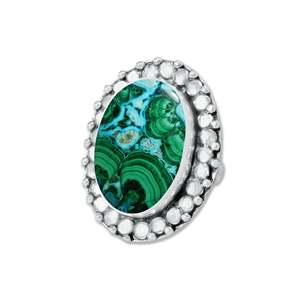 Unique Fashion Style Perfect Unisex <b>Rings</b> Natural Multi Cut Azurite Malachite Bezel Setting <b>925</b> Sterling <b>Silver</b> Gemstone Jewelry - Product Image 5