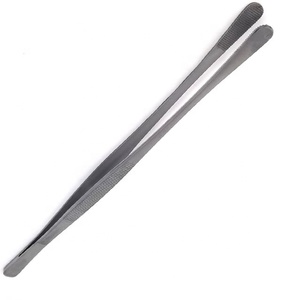 Pince de cuisine en acier inoxydable de 12 pouces pour garniture culinaire, plats de chef, cuisson, barbecue et grillades - Product Image 1